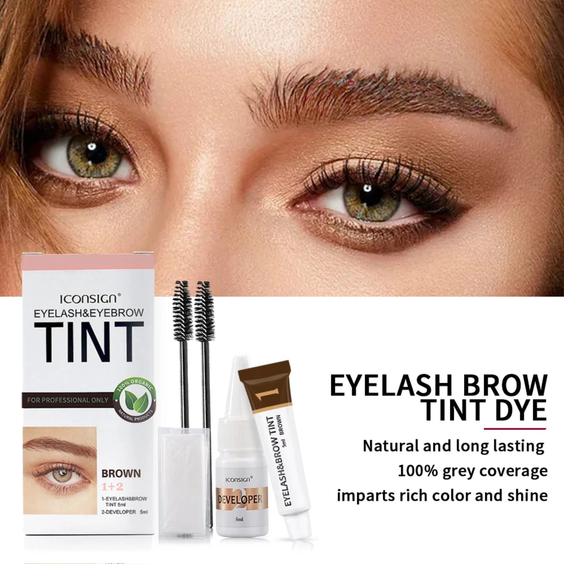 Brow & Lash Tint Kit - Glimista