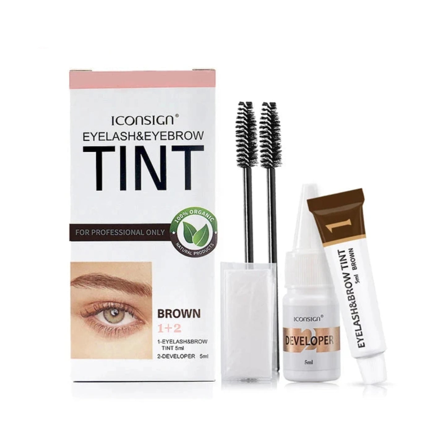 Brow & Lash Tint Kit - Glimista